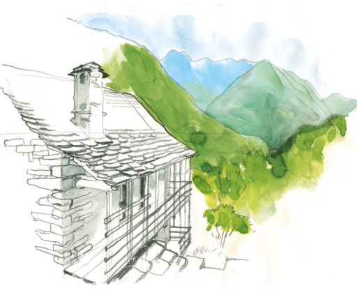 Acquarelli per Corippo