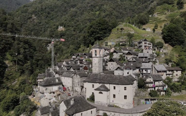 Corippo, le chantier de l’albergo diffuso est en bonne voie – Vidéo