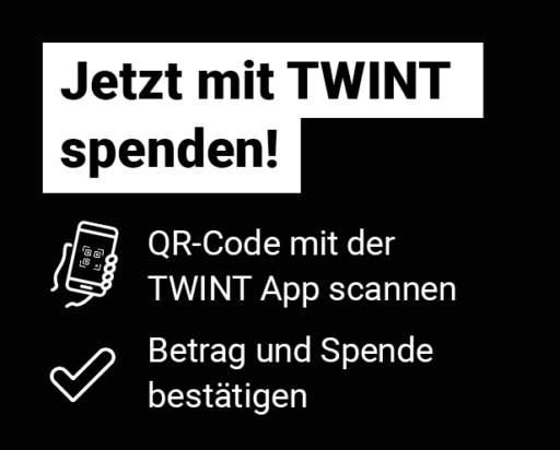 Spenden Sie jetzt mit TWINT