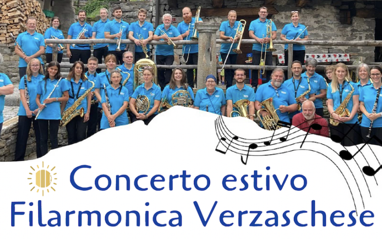 Parte da Corippo la rassegna della Filarmonica Verzaschese diretta dal maestro Andrea Cupia